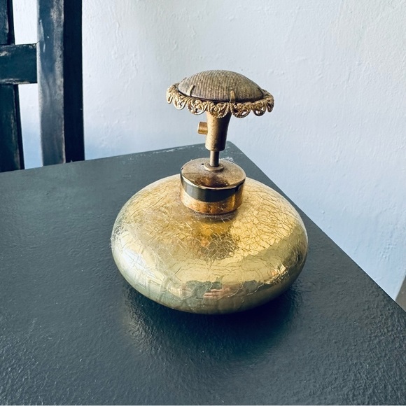 Vintage Devilbiss Empty Bottle Atomizer Fragrance Cased Glass Gold Antique - Picture 10 of 16